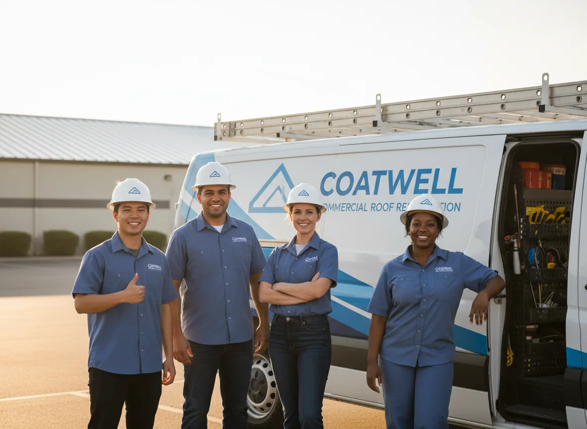 Commercial roof coating company in Lake George, MI